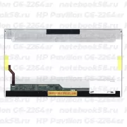 Матрица для ноутбука HP Pavilion G6-2264sr (1366x768 HD) TN, 40pin, Глянцевая