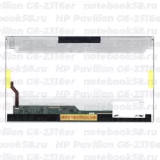 Матрица для ноутбука HP Pavilion G6-2316er (1366x768 HD) TN, 40pin, Глянцевая