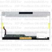 Матрица для ноутбука HP Pavilion G6-2353sr (1366x768 HD) TN, 40pin, Глянцевая