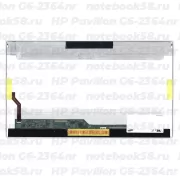 Матрица для ноутбука HP Pavilion G6-2364nr (1366x768 HD) TN, 40pin, Глянцевая