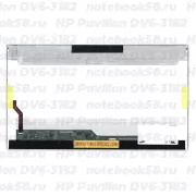 Матрица для ноутбука HP Pavilion DV6-3182 (1366x768 HD) TN, 40pin, Глянцевая