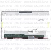 Матрица для ноутбука HP Pavilion G6-2035nr (1366x768 HD) TN, 40pin, Глянцевая