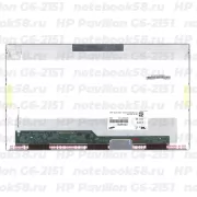 Матрица для ноутбука HP Pavilion G6-2151 (1366x768 HD) TN, 40pin, Глянцевая