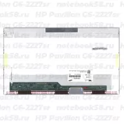 Матрица для ноутбука HP Pavilion G6-2227sr (1366x768 HD) TN, 40pin, Глянцевая