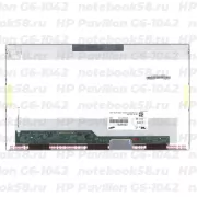 Матрица для ноутбука HP Pavilion G6-1042 (1366x768 HD) TN, 40pin, Глянцевая