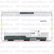 Матрица для ноутбука HP Pavilion G6-1d53 (1366x768 HD) TN, 40pin, Глянцевая