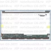 Матрица для ноутбука HP Pavilion G6-2071 (1366x768 HD) TN, 40pin, Глянцевая