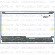 Матрица для ноутбука HP Pavilion G6-1a22 (1366x768 HD) TN, 40pin, Глянцевая