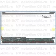 Матрица для ноутбука HP Pavilion G6-1b71 (1366x768 HD) TN, 40pin, Глянцевая