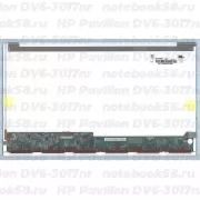 Матрица для ноутбука HP Pavilion DV6-3017nr (1366x768 HD) TN, 40pin, Глянцевая