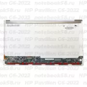 Матрица для ноутбука HP Pavilion G6-2022 (1366x768 HD) TN, 40pin, Глянцевая