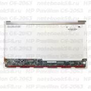 Матрица для ноутбука HP Pavilion G6-2063 (1366x768 HD) TN, 40pin, Глянцевая