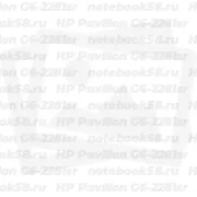 Матрица для ноутбука HP Pavilion G6-2281sr (1366x768 HD) TN, 40pin, Глянцевая