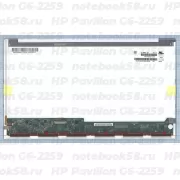 Матрица для ноутбука HP Pavilion G6-2259 (1366x768 HD) TN, 40pin, Глянцевая