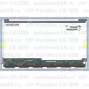 Матрица для ноутбука HP Pavilion G6-1219 (1366x768 HD) TN, 40pin, Глянцевая