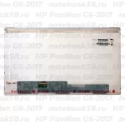 Матрица для ноутбука HP Pavilion G6-2017 (1366x768 HD) TN, 40pin, Матовая