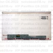 Матрица для ноутбука HP Pavilion G6-2022 (1366x768 HD) TN, 40pin, Матовая