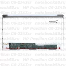 Матрица для ноутбука HP Pavilion G6-2343sr (1366x768 HD) TN, 40pin, Глянцевая