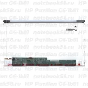 Матрица для ноутбука HP Pavilion G6-1b81 (1366x768 HD) TN, 40pin, Глянцевая