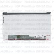 Матрица для ноутбука HP Pavilion G6-2010nr (1366x768 HD) TN, 40pin, Матовая