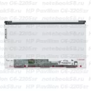 Матрица для ноутбука HP Pavilion G6-2205sr (1366x768 HD) TN, 40pin, Матовая