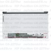 Матрица для ноутбука HP Pavilion G6-2279sr (1366x768 HD) TN, 40pin, Матовая