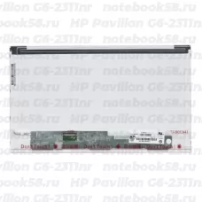 Матрица для ноутбука HP Pavilion G6-2311nr (1366x768 HD) TN, 40pin, Матовая