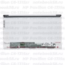 Матрица для ноутбука HP Pavilion G6-1315sr (1366x768 HD) TN, 40pin, Матовая