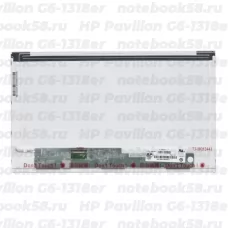 Матрица для ноутбука HP Pavilion G6-1318er (1366x768 HD) TN, 40pin, Матовая