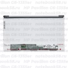 Матрица для ноутбука HP Pavilion G6-1355er (1366x768 HD) TN, 40pin, Матовая