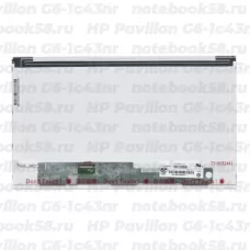 Матрица для ноутбука HP Pavilion G6-1c43nr (1366x768 HD) TN, 40pin, Матовая