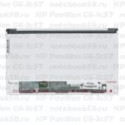 Матрица для ноутбука HP Pavilion G6-1c57 (1366x768 HD) TN, 40pin, Матовая