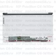 Матрица для ноутбука HP Pavilion G6-1d10nr (1366x768 HD) TN, 40pin, Матовая