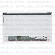 Матрица для ноутбука HP Pavilion DV6-3151er (1366x768 HD) TN, 40pin, Матовая