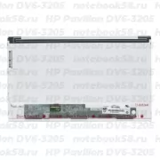 Матрица для ноутбука HP Pavilion DV6-3205 (1366x768 HD) TN, 40pin, Матовая