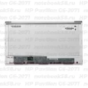 Матрица для ноутбука HP Pavilion G6-2071 (1366x768 HD) TN, 40pin, Глянцевая