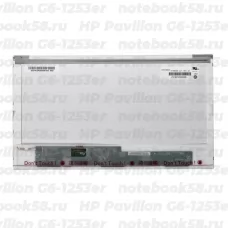 Матрица для ноутбука HP Pavilion G6-1253er (1366x768 HD) TN, 40pin, Глянцевая