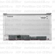 Матрица для ноутбука HP Pavilion G6-1319sr (1366x768 HD) TN, 40pin, Глянцевая