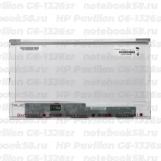 Матрица для ноутбука HP Pavilion G6-1326sr (1366x768 HD) TN, 40pin, Глянцевая