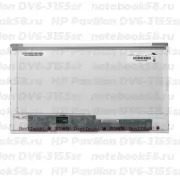 Матрица для ноутбука HP Pavilion DV6-3155sr (1366x768 HD) TN, 40pin, Глянцевая