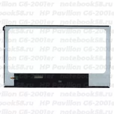 Матрица для ноутбука HP Pavilion G6-2001er (1366x768 HD) TN, 40pin, Глянцевая