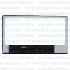 Матрица для ноутбука HP Pavilion G6-2026er (1366x768 HD) TN, 40pin, Глянцевая