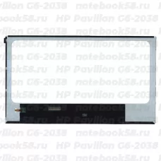 Матрица для ноутбука HP Pavilion G6-2038 (1366x768 HD) TN, 40pin, Глянцевая