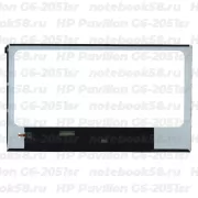 Матрица для ноутбука HP Pavilion G6-2051sr (1366x768 HD) TN, 40pin, Глянцевая