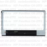 Матрица для ноутбука HP Pavilion G6-2172 (1366x768 HD) TN, 40pin, Глянцевая