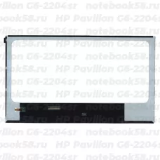 Матрица для ноутбука HP Pavilion G6-2204sr (1366x768 HD) TN, 40pin, Глянцевая