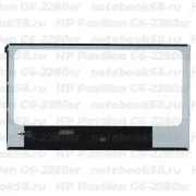 Матрица для ноутбука HP Pavilion G6-2280sr (1366x768 HD) TN, 40pin, Глянцевая