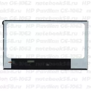 Матрица для ноутбука HP Pavilion G6-1062 (1366x768 HD) TN, 40pin, Глянцевая