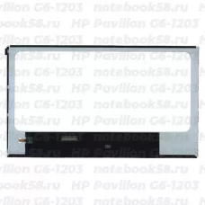 Матрица для ноутбука HP Pavilion G6-1203 (1366x768 HD) TN, 40pin, Глянцевая