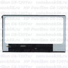 Матрица для ноутбука HP Pavilion G6-1207er (1366x768 HD) TN, 40pin, Глянцевая